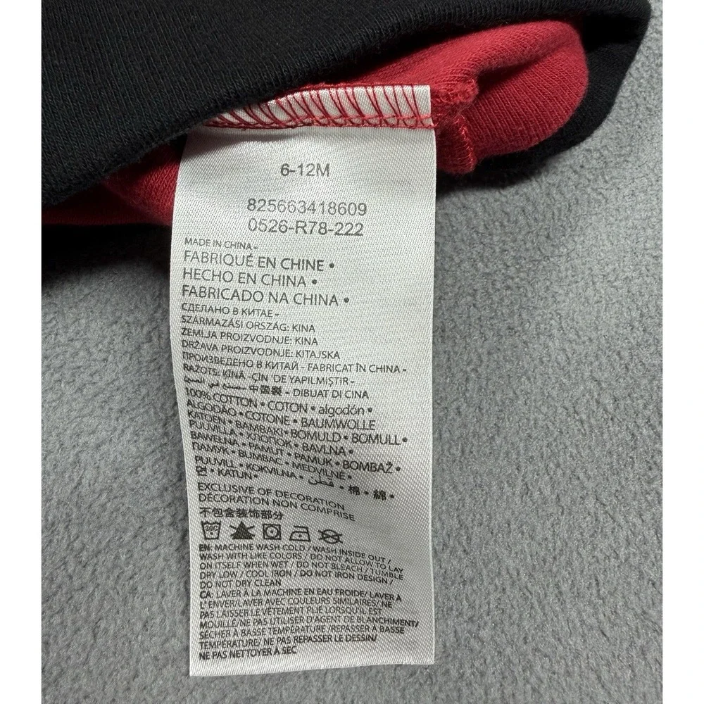 Jordan Baby Beanie Hat 6-12 Months Red Black Knit Fleece Unisex Infant Jumpman